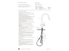 Installation Instructions - Sussex Scala Pullout Sink Mixer Tap (4 Star)