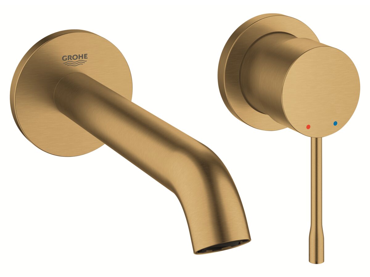 GROHE Essence New Wall Basin Mixer 180mm Cool Sunrise (5)