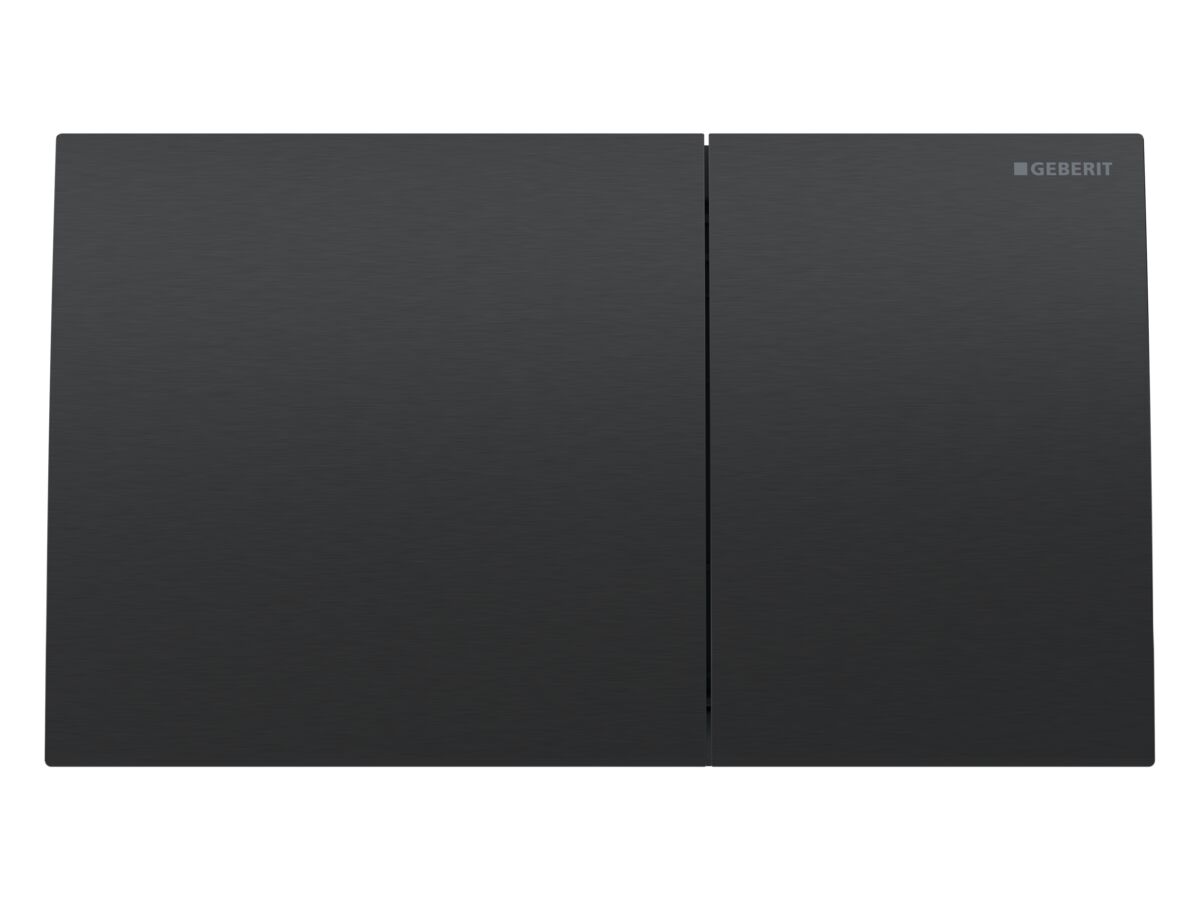 Geberit Sigma 70 Dual Flush Button Black Chrome Easy Clean Coating