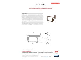 Specification Sheet - Sussex Scala Nova Pot Filler PVD Brushed Bronze Lead Free
