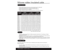 Specification Sheet - SRG Heater Cable
