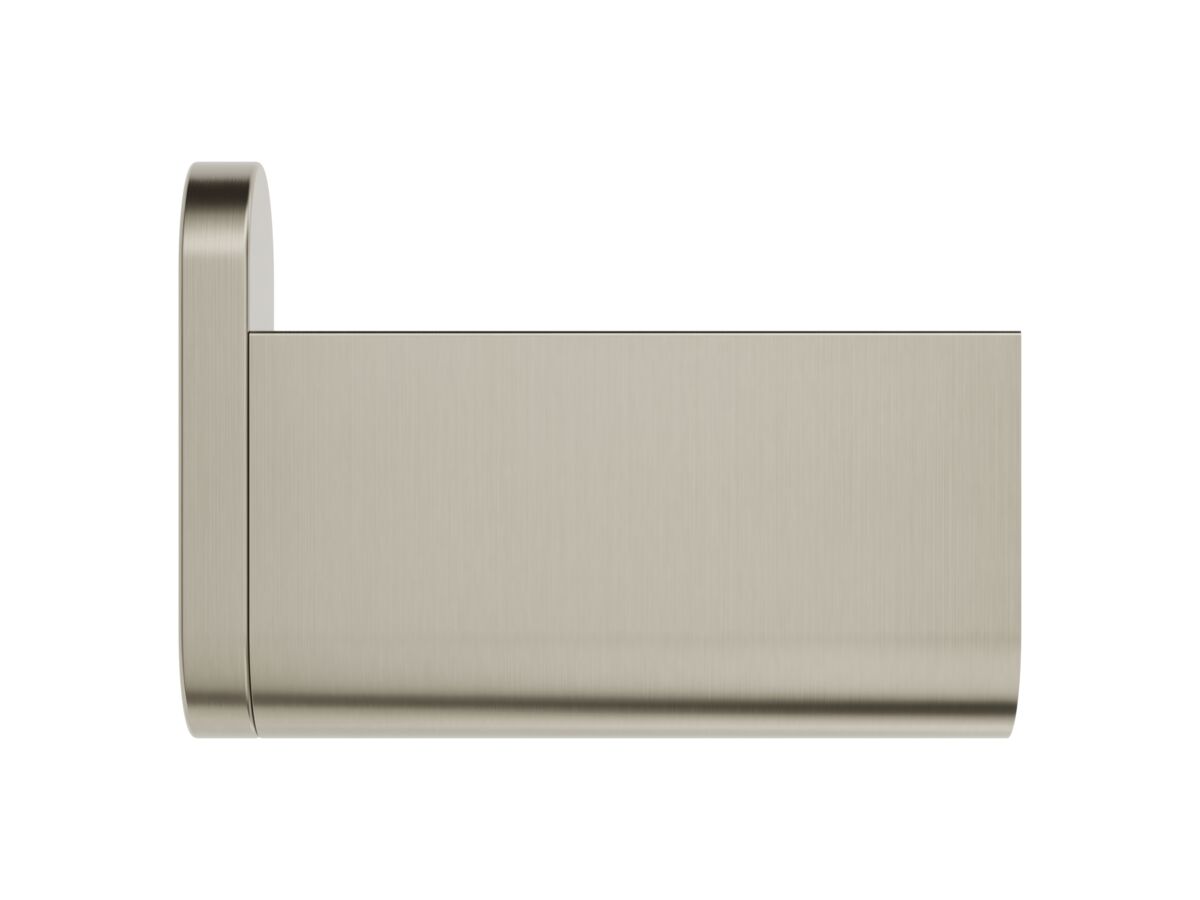 Supporting Image - Mizu Soothe Robe Hook Brushed Nickel - Side