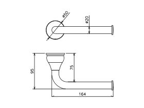Milli Monument Edit Toilet Roll Holder