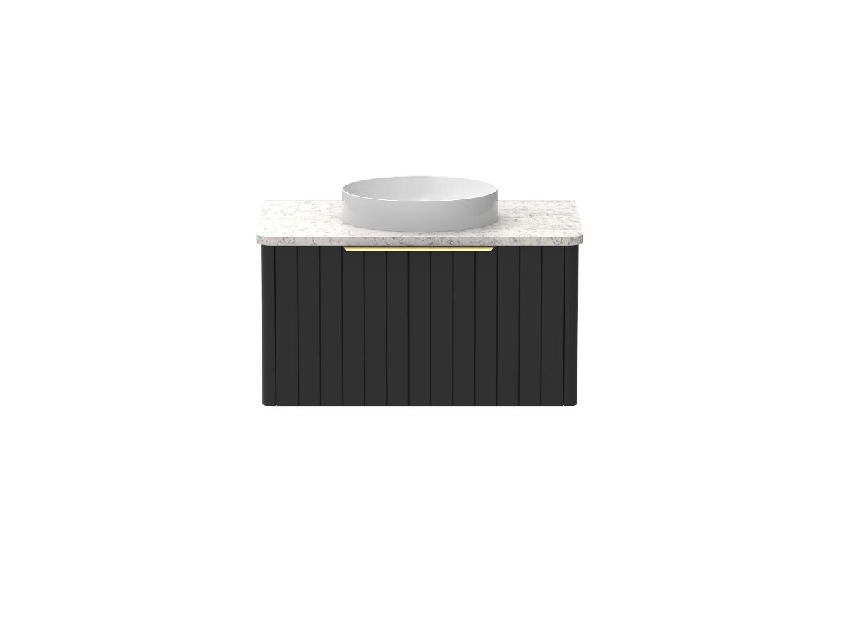 Kado Neue All-Drawer 750 Centre Bowl Wall Hung Caesarstone