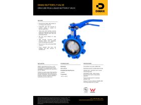 Specification Sheet -Dimax Lugged Butterfly Valve