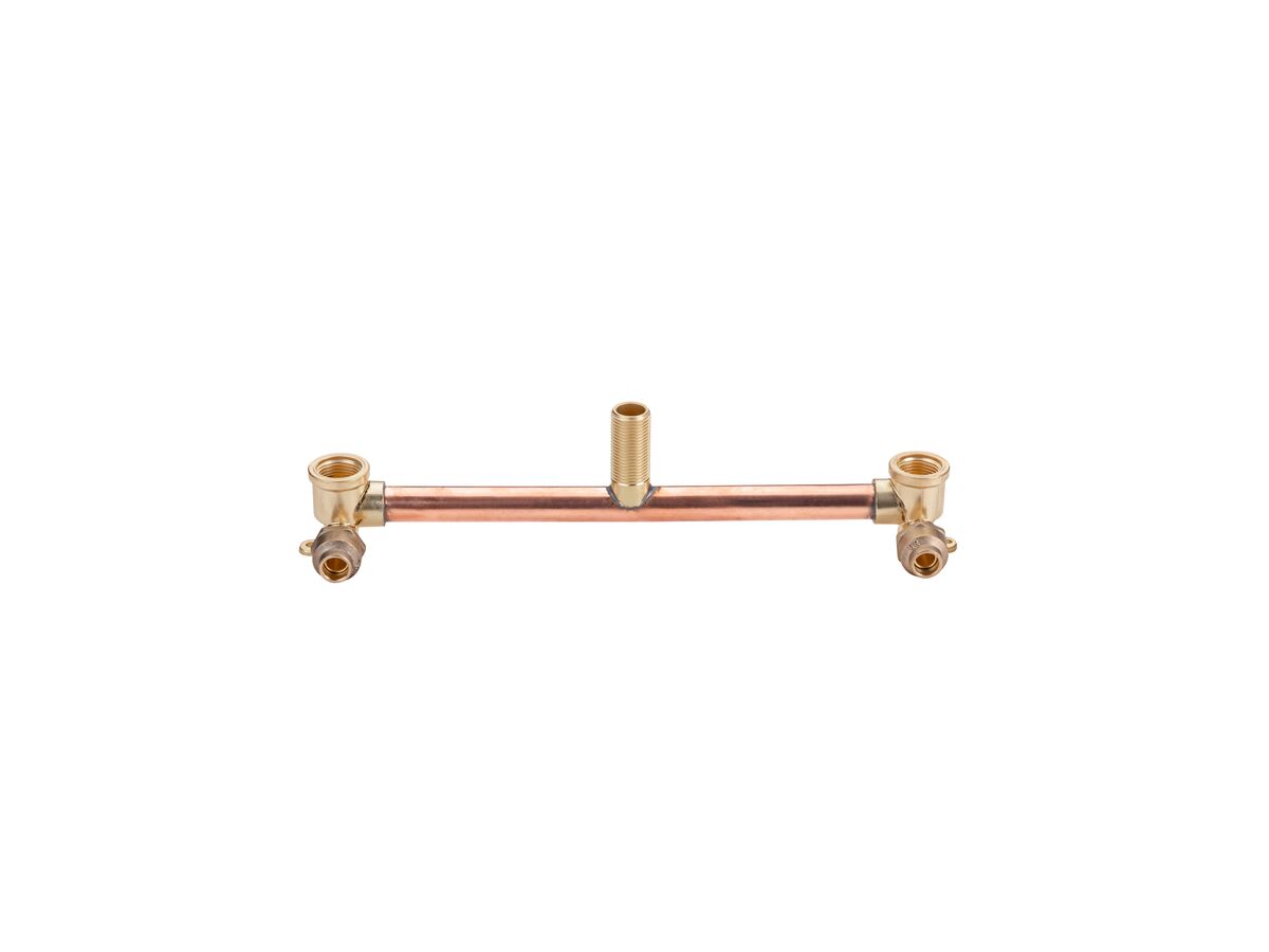 Supporting Image - Dura Ardent Sink Assembly 300mm Centre with No Tails Compression Bottom Entry Lead Free