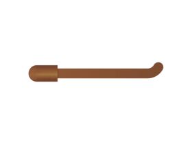 Supporting Image 2 - Mizu Soothe Toilet Roll Holder Brushed Bronze - Front