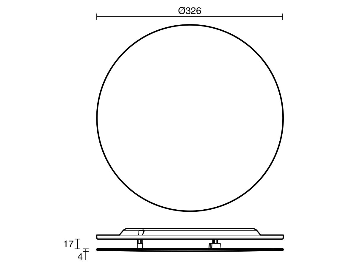 Kado Lux HiFlow 250 Fascia Only Round