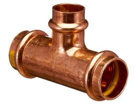 >B< Press Gas Reducing Tee 25mm x 25mm x 20mm