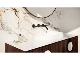 Sussex Oria Wall Basin Set PVD Matte Black (5 Star)