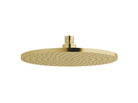 Sussex Pure Shower Head 250mm PVD Brushed Gold (3 Star)
