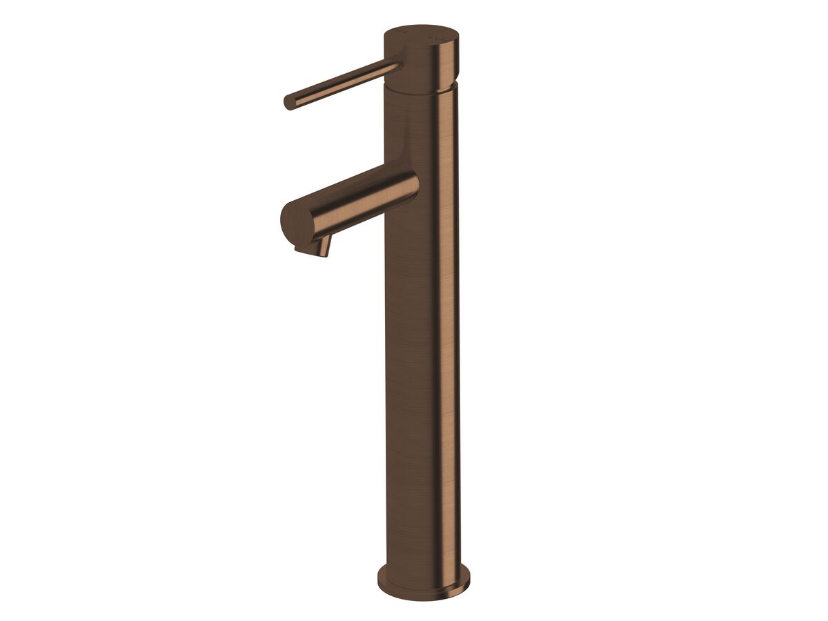 Hero - Sussex Scala Extended Basin Mixer Tap with 100mm Extension Pin LUX PVD Brushed Rare Bronze (6 Star)