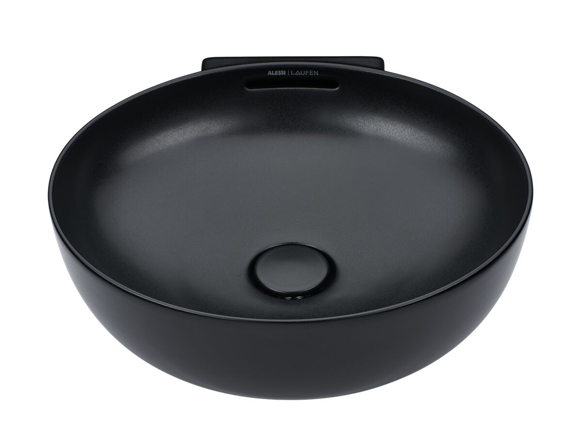 Supporting Image - LAUFEN Alessi Counter Basin 450mm Matte Black - Front 3 Qtr