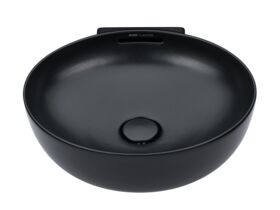 Supporting Image - LAUFEN Alessi Counter Basin 450mm Matte Black - Front 3 Qtr