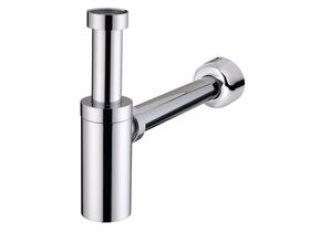 Mizu Drift Bottle Trap with Removable Base Chrome