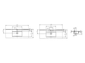 Posh Bristol MK2 1200 Vanity Top