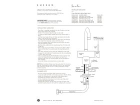 Installation Instructions - Sussex Scala Sink Mixer Tap Small Square Spout Right Hand (4 Star)
