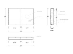 Posh Domaine Plus Shaving Cabinet Graph Int LED 1200x800 2 Door