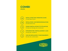 User Manual - Refco Combi Condensate Pump