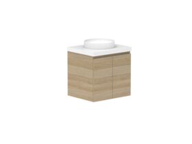 Supporting Image - Posh Domaine 600mm Wall Hung Vanity Unit Conventional 50mm Top