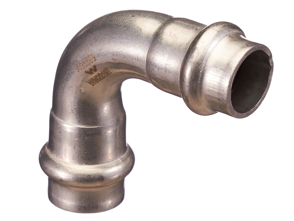 >B< Press Stainless Steel Elbow 90 Degree x 15mm