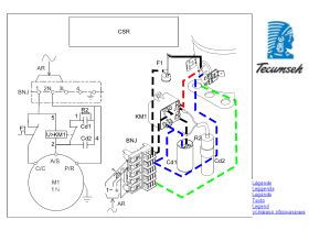 Wiring Diagram - Tecumseh Single Phase Compressor CSR