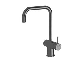 Sussex Scala Sink Mixer Square Large RH LUX PVD Brushed Smoke Gunmetal (4 Star)
