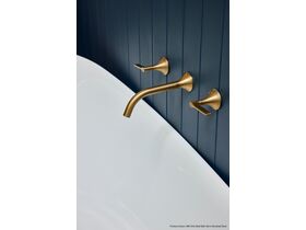 Sussex Oria Wall Bath Set Brushed Gold