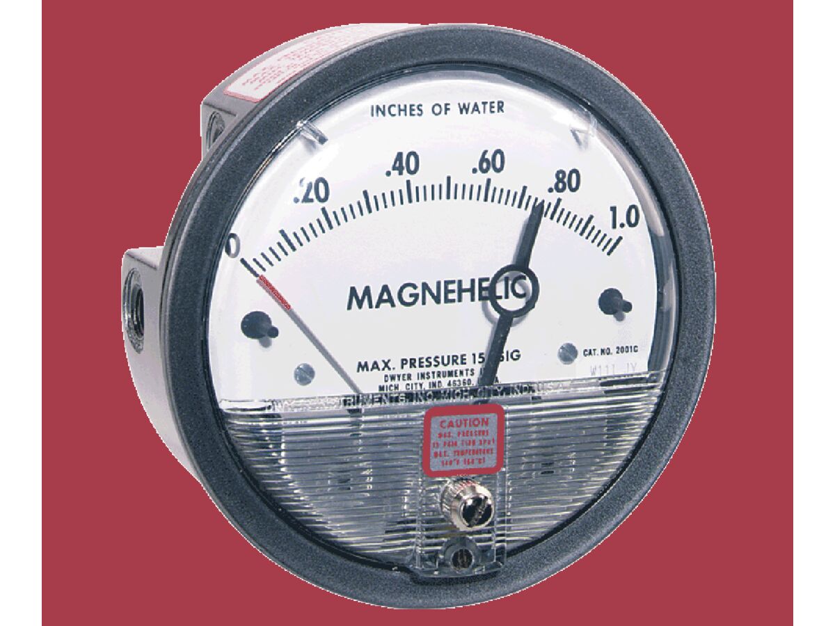 Dwyer Magnehelic Gauge
