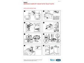 Installation Instructions - Roca Meridian Close Coupled Back to Wall Overheight Soft Close Quick Release (4 Star)