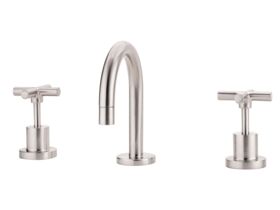 Hero - Posh Solus Basin Set Fixed Outlet Brushed Nickel (5 Star) Lead Free