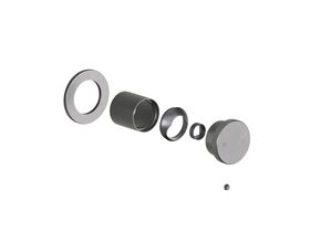 Hero - Faucet Strommen Vara Disc Shower Mixer Tap Trimset Brushed Graphite Lead Free