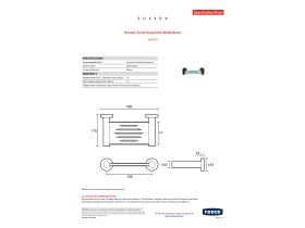Specification Sheet - Sussex Scala Soap Dish Matte Black