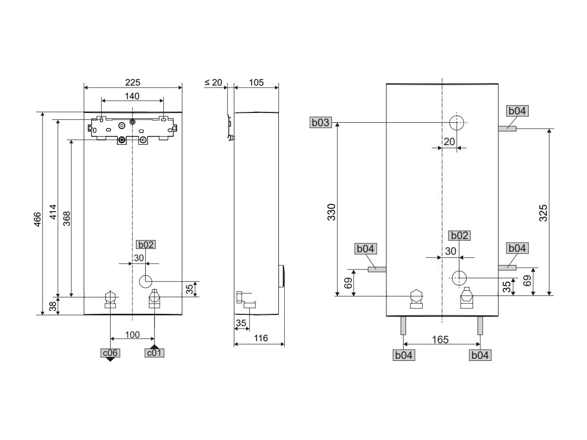 Stiebel Eltron DHB ST 18/21/24kW 50 & 60 Degree