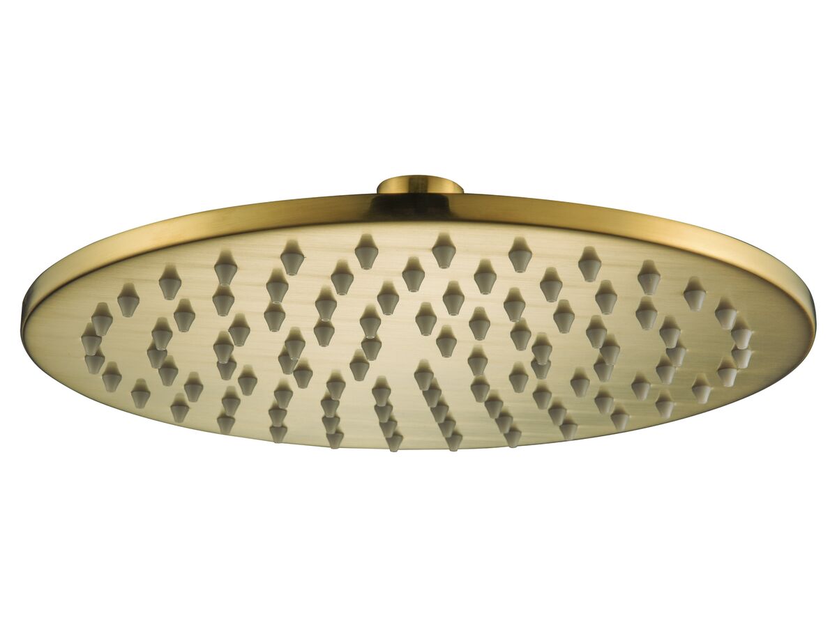 Mizu Drift Overhead Shower Brass 200mm Brushed Brass (3 Star)