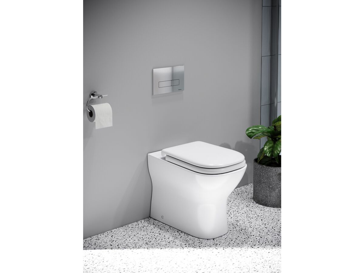 Posh Domaine Back to Wall Rimless Pan Soft Close Quick Release Seat (4 Star)