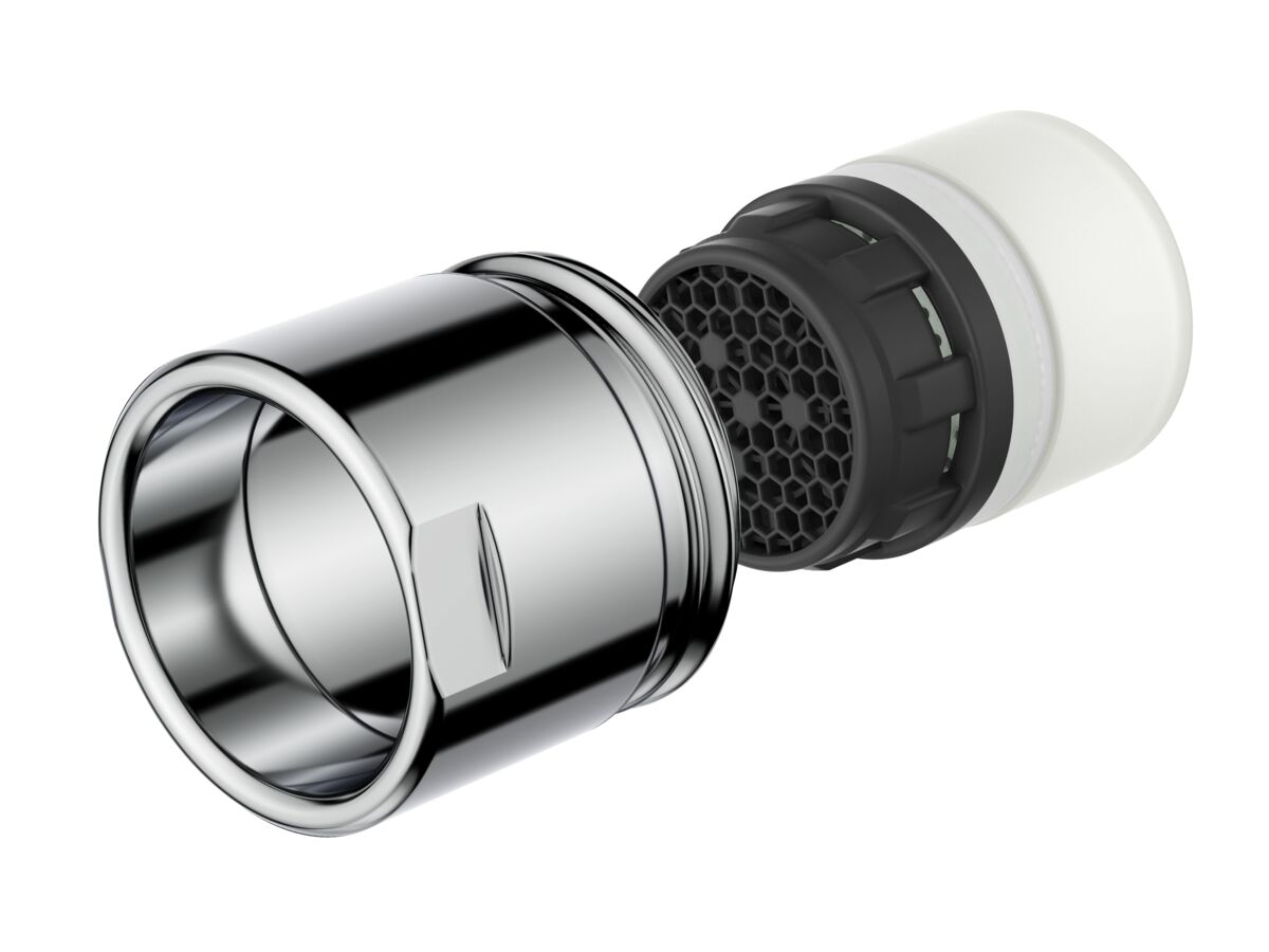 Supporting Image - Posh Bristol Pin Standard Sink Mixer Tap Chrome (4 Star) Lead Free - Aerator