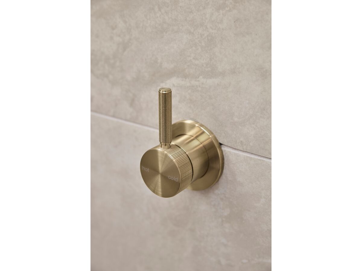 In Situ - Milli Etch Shower Mixer Kit Brushed Gold Lead Free