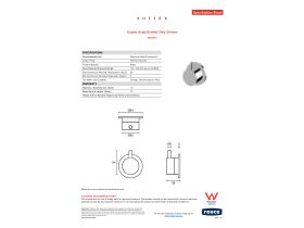 Specification Sheet - Sussex Scala Diverter Only Chrome