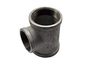 Galvanised Reducing Tee 65mm x 50mm