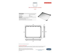 Specification Sheet - Memo Universal Drainer Tray Nickel