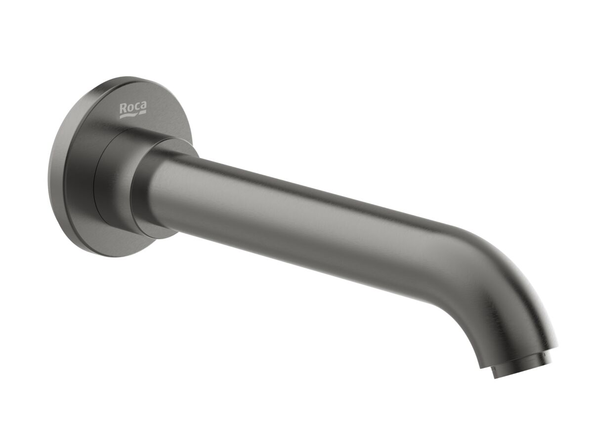 Hero - Roca Ona Bath Outlet 175mm Brushed Gunmetal