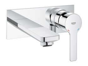 GROHE Lineare New Wall Basin Mixer 149 Trimset Chrome (5 Star)
