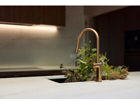 In Situ - Milli Etch Gooseneck Pull Out Sink Mixer Brushed Bronze (5 Star) Lead Free