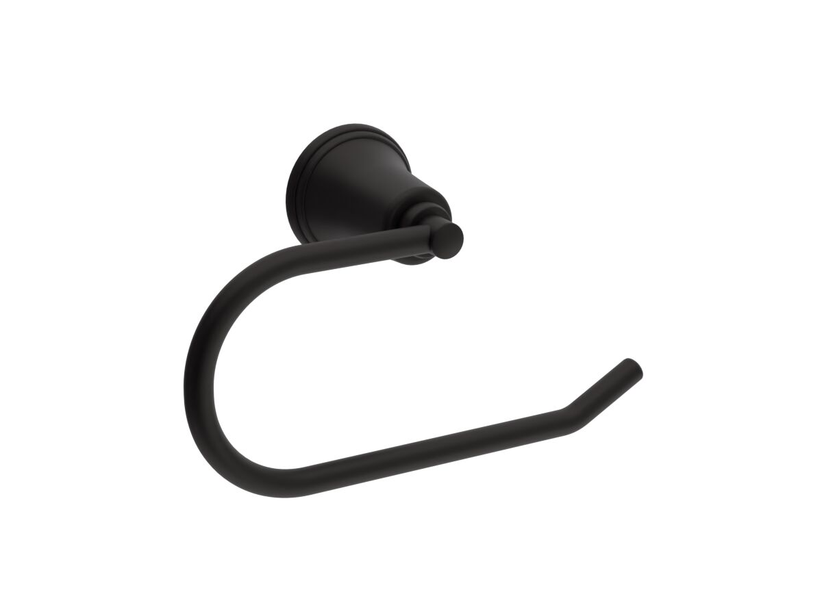 Hero - Posh Canterbury Toilet Roll Holder Matte Black