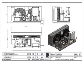 Tecumseh Semi Hermetic EVO Condensing Unit SHT4526ZHR-TZ 3 phase