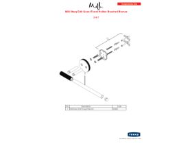 Component Listing - Milli Marq Edit Guest Towel Holder Brushed Bronze