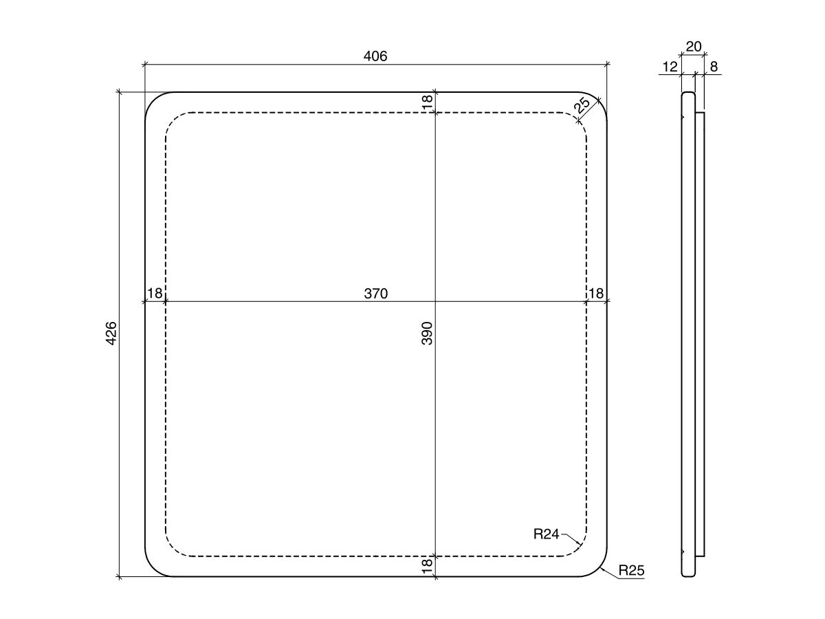 Memo Hugo or Zenna Chopping Board Large