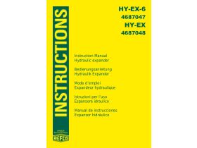 User Manual - Refco Hydraulic Expander Kit with 6 Heads
