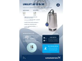 Flyer (Consumer Version) - Grundfos UNILIFT AP35 & 50